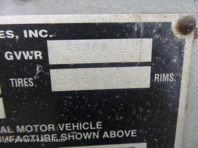 image for item K5627 2003 Lufkin TFV-CLST dry van trailer