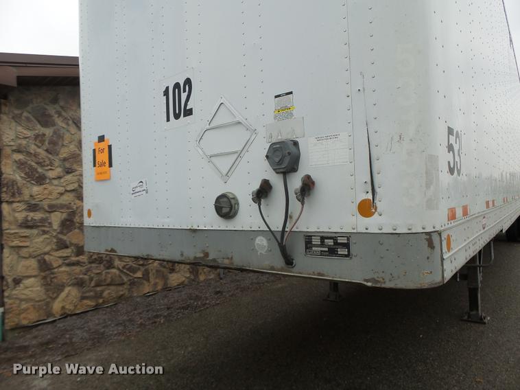 image for item K5627 2003 Lufkin TFV-CLST dry van trailer