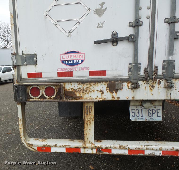 image for item K5627 2003 Lufkin TFV-CLST dry van trailer