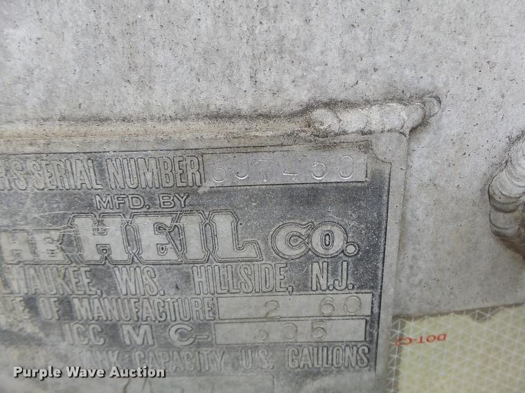 image for item K5656 1960 Heil tank trailer