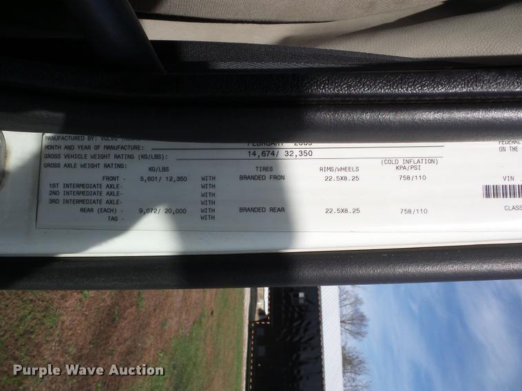 image for item L4448 2006 Volvo VNL semi truck