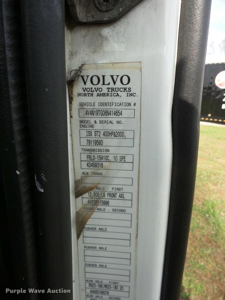 image for item L4451 2006 Volvo VNL semi truck