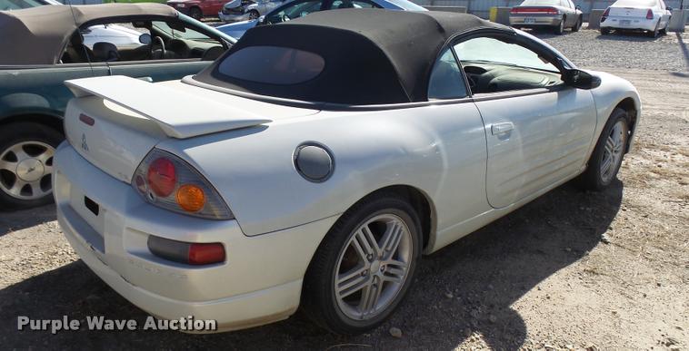 image for item DA2058 2003 Mitsubishi Eclipse convertible
