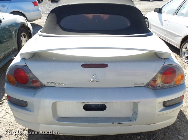 image for item DA2058 2003 Mitsubishi Eclipse convertible