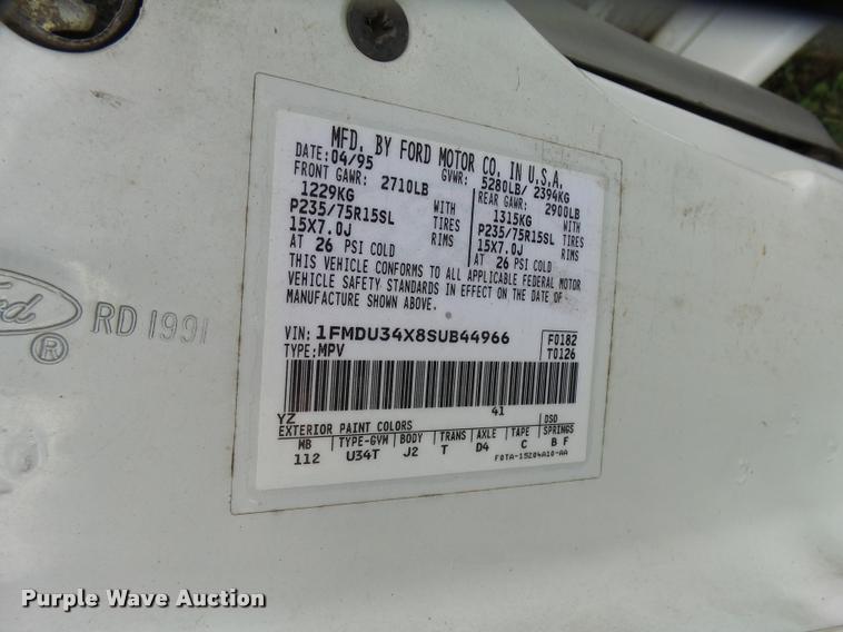 image for item L3319 1995 Ford Explorer SUV