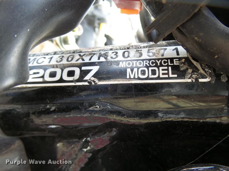 image for item L3329 2007 Honda Rebel CMX250C motorcycle