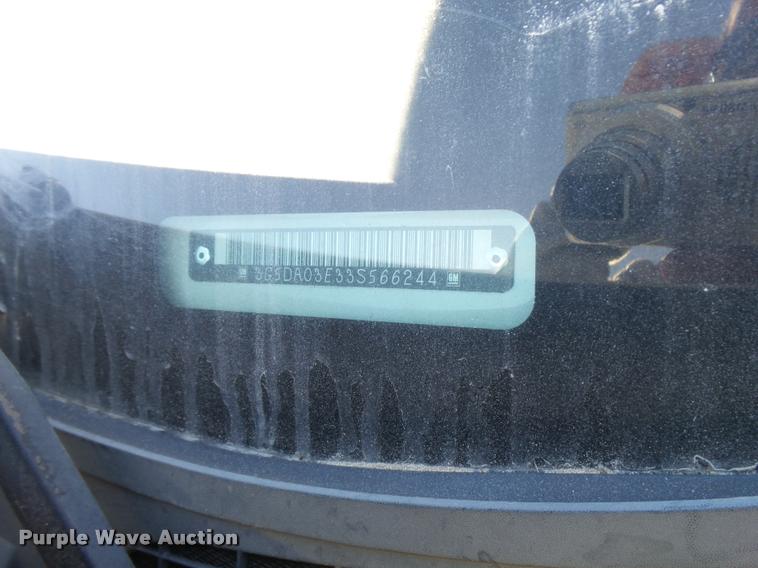 image for item L3357 2003 Buick Rendezvous SUV