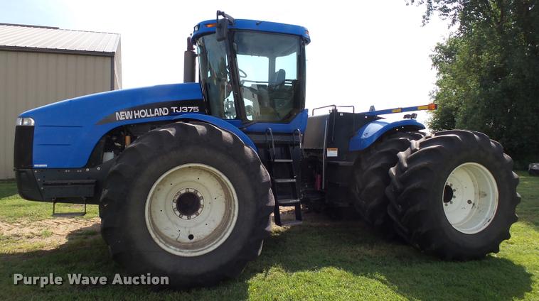 image for item AL9101 2002 New Holland TJ375 4WD tractor