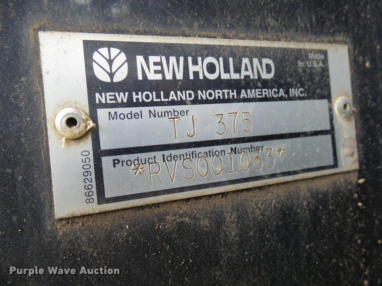 image for item AL9101 2002 New Holland TJ375 4WD tractor