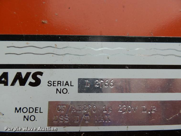 image for item AL9114 Farm Fans CF-AB-270 grain dryer