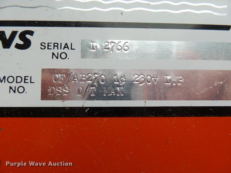 image for item AL9114 Farm Fans CF-AB-270 grain dryer