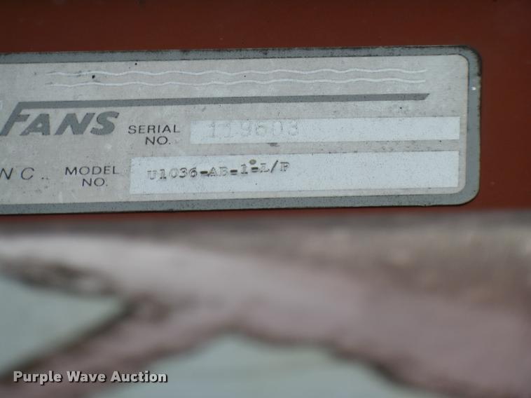 image for item AL9114 Farm Fans CF-AB-270 grain dryer