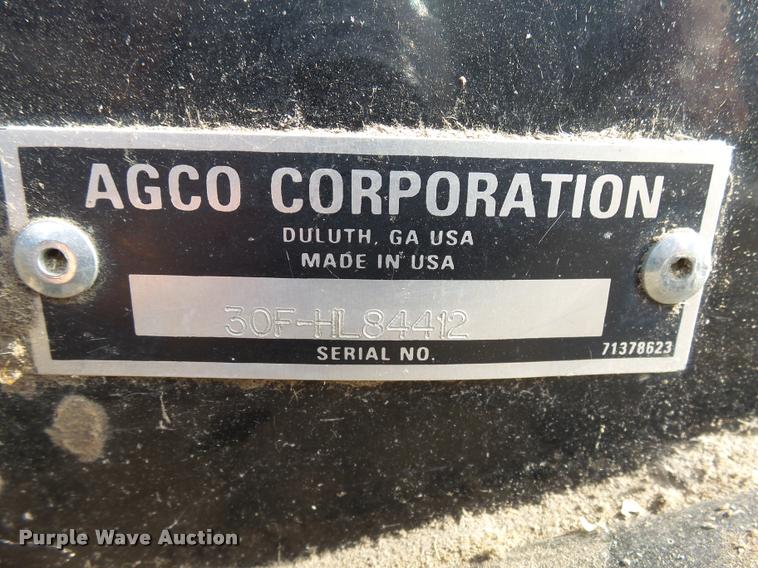 image for item AL9121 AGCO grain head