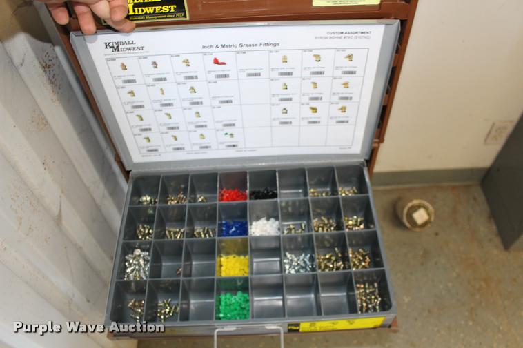 image for item BU9839 Kimball Midwest bolt bins and hardware cabinets