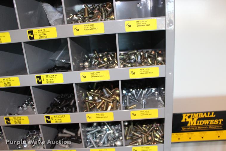 image for item BU9839 Kimball Midwest bolt bins and hardware cabinets
