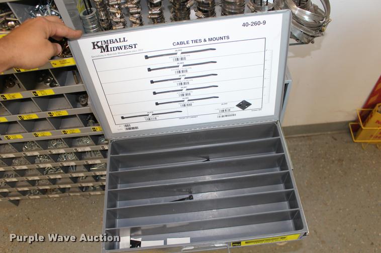 image for item BU9839 Kimball Midwest bolt bins and hardware cabinets