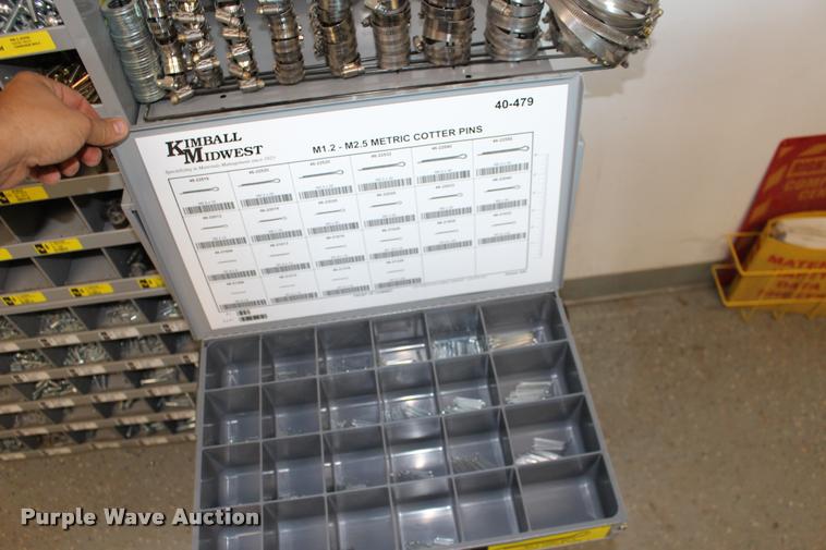 image for item BU9839 Kimball Midwest bolt bins and hardware cabinets