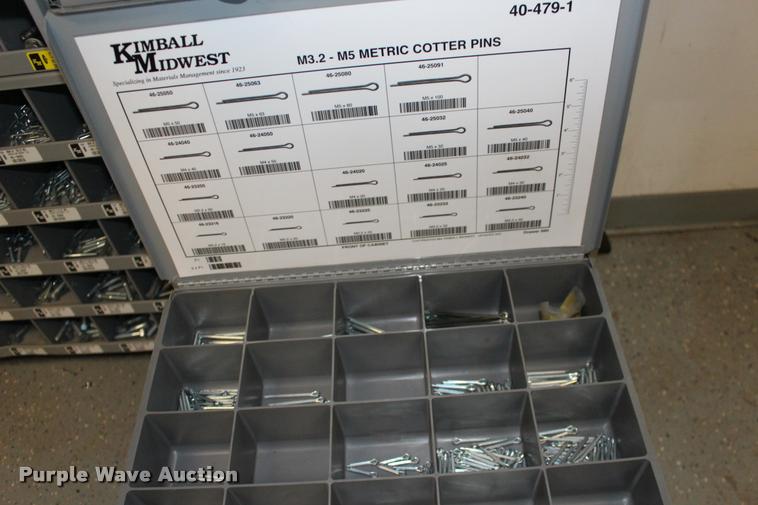 image for item BU9839 Kimball Midwest bolt bins and hardware cabinets