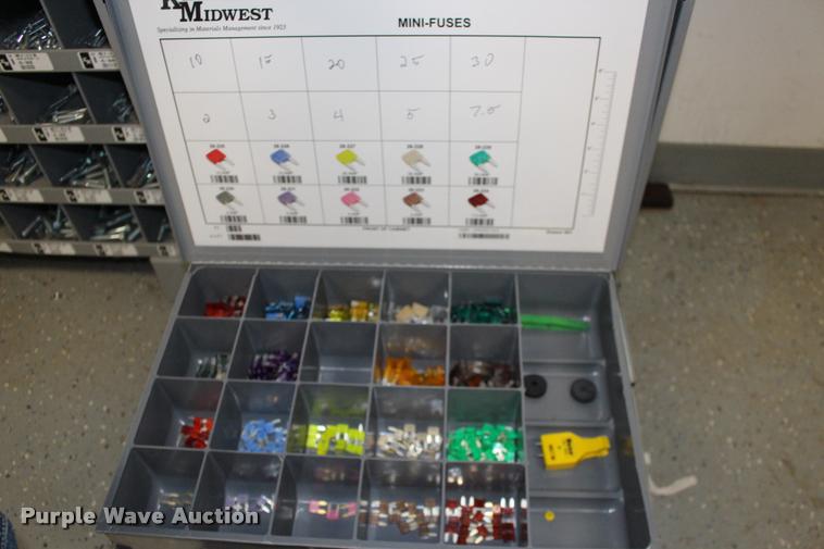 image for item BU9839 Kimball Midwest bolt bins and hardware cabinets