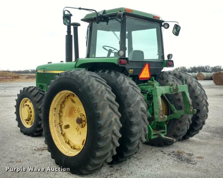 image for item BU9846 1988 John Deere 4850 MFWD tractor