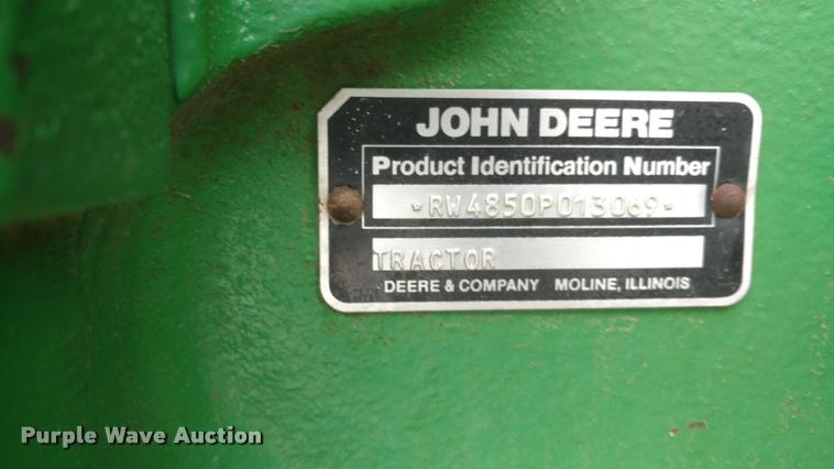 image for item BU9846 1988 John Deere 4850 MFWD tractor