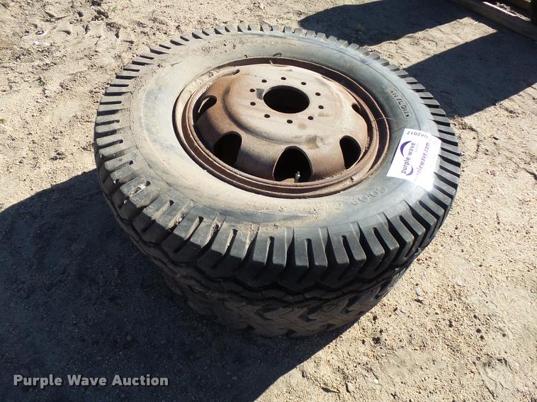 image for item DA2017 (2) 8.25-20 tires and wheels