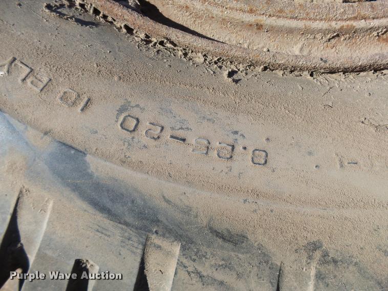 image for item DA2017 (2) 8.25-20 tires and wheels