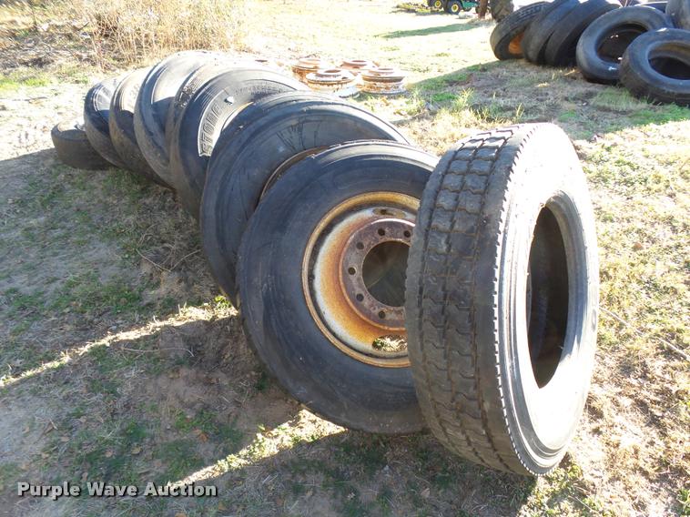 (9) tires in Kinsley, KS Item DA2030 sold Purple Wave
