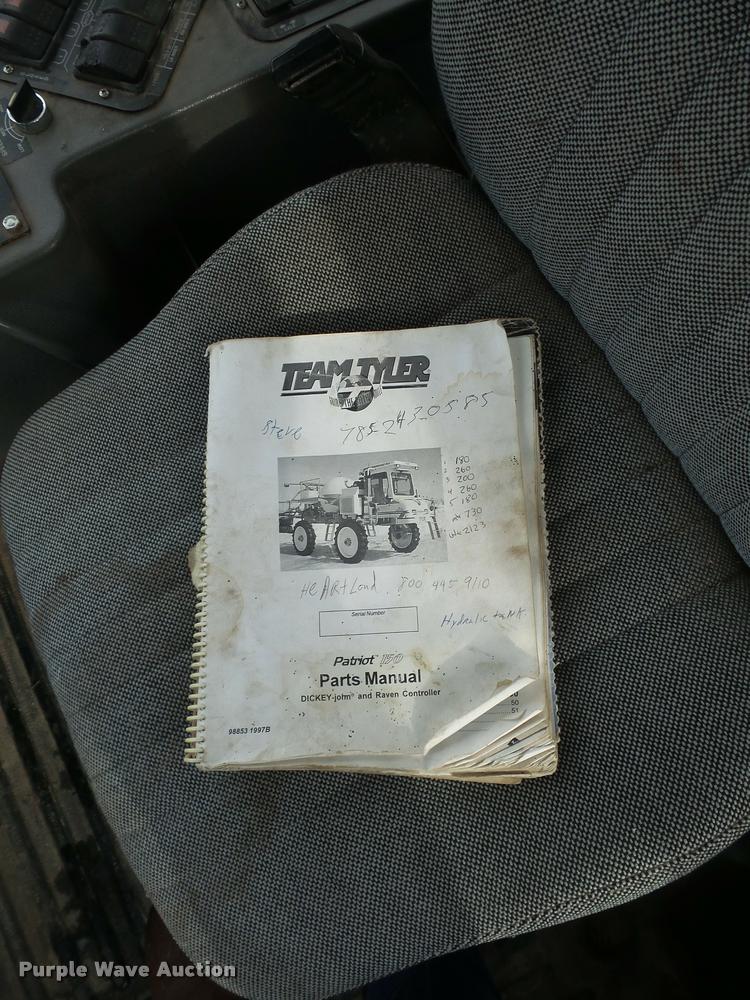 image for item DA3758 1998 Tyler Patriot 150 self-propelled sprayer