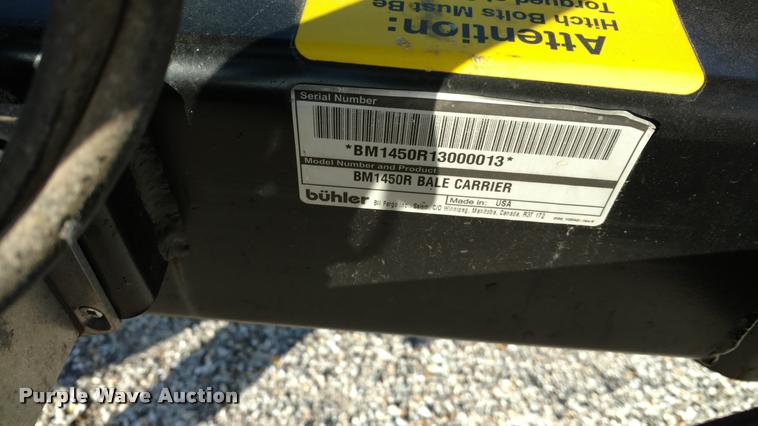 image for item DA4321 2014 Farm King BM1450R bale carrier