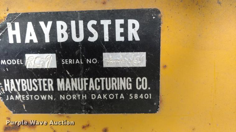 image for item DA4383 HayBuster RG9 tub grinder