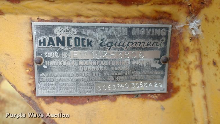 image for item DA4385 Hancock elevating scraper