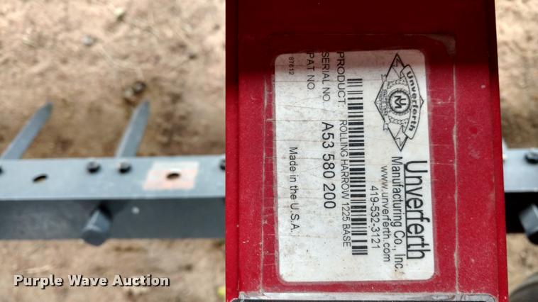 image for item DA4387 Unverferth 1225 rolling harrow