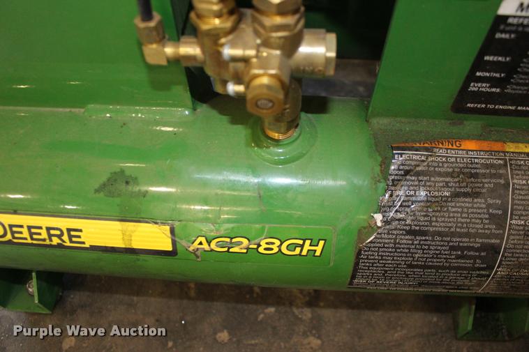 image for item DA4439 John Deere AC2-8GH air compressor
