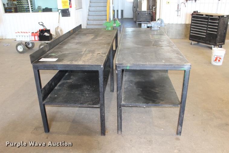 image for item DA4444 (2) steel work benches