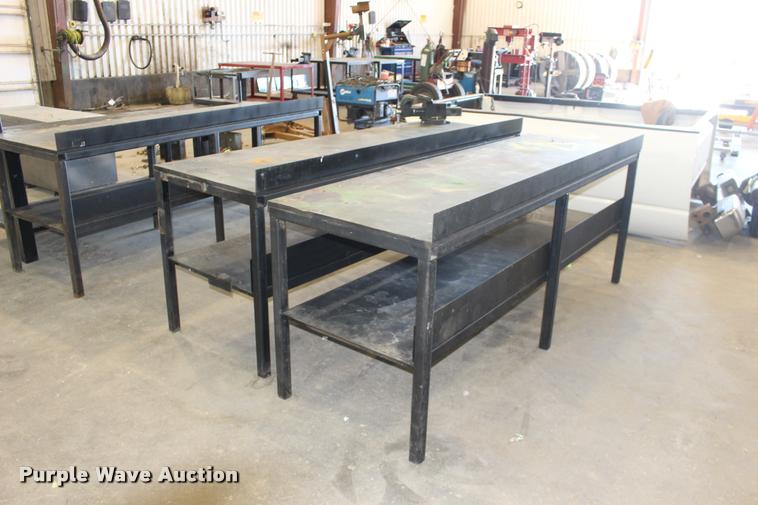 image for item DA4445 (2) steel work benches