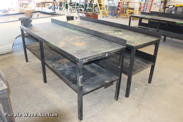 image for item DA4445 (2) steel work benches