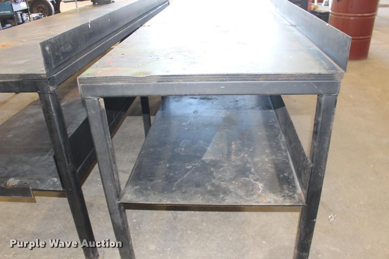 image for item DA4445 (2) steel work benches