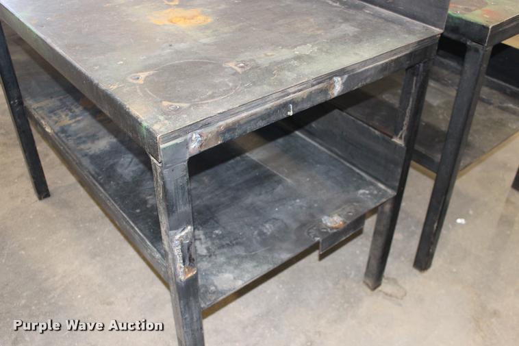 image for item DA4445 (2) steel work benches