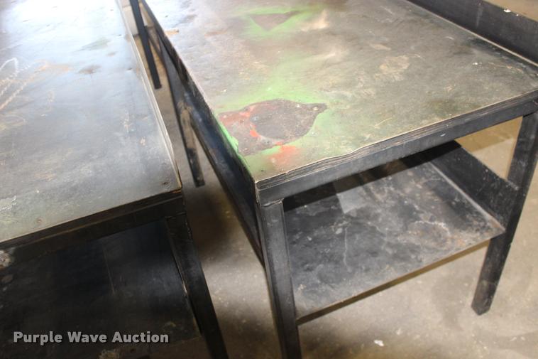 image for item DA4445 (2) steel work benches