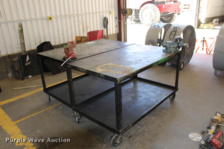image for item DA4451 (2) steel shop tables