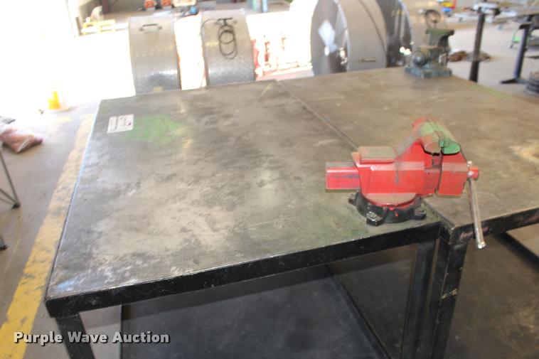 image for item DA4451 (2) steel shop tables