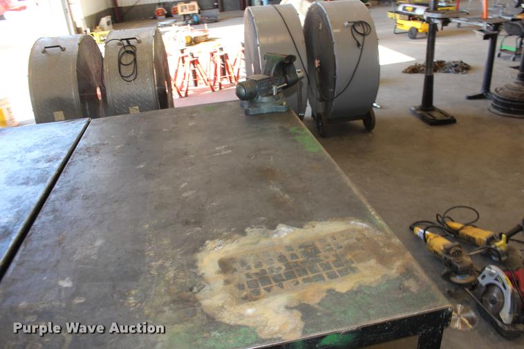 image for item DA4451 (2) steel shop tables