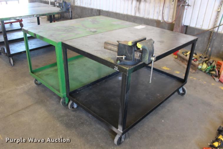 image for item DA4452 (2) steel shop tables
