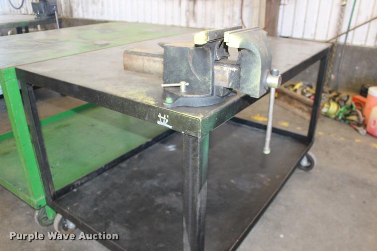 image for item DA4452 (2) steel shop tables