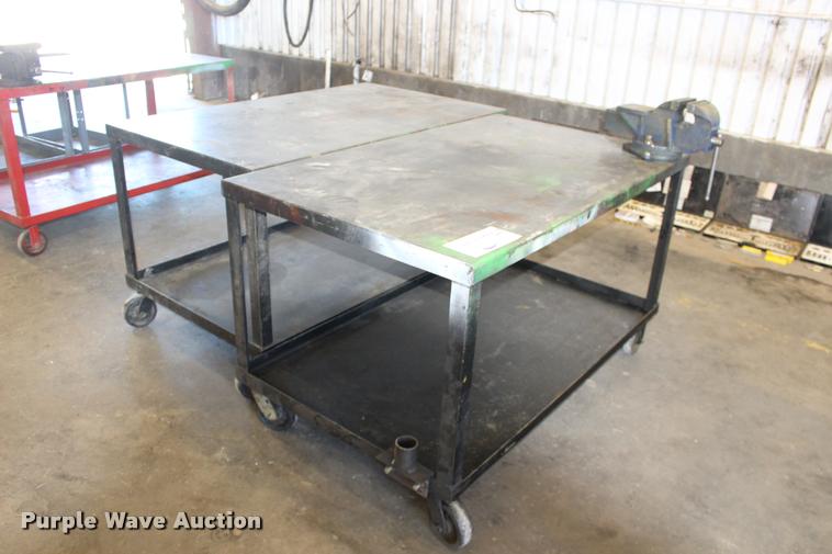 image for item DA4453 (2) steel shop tables