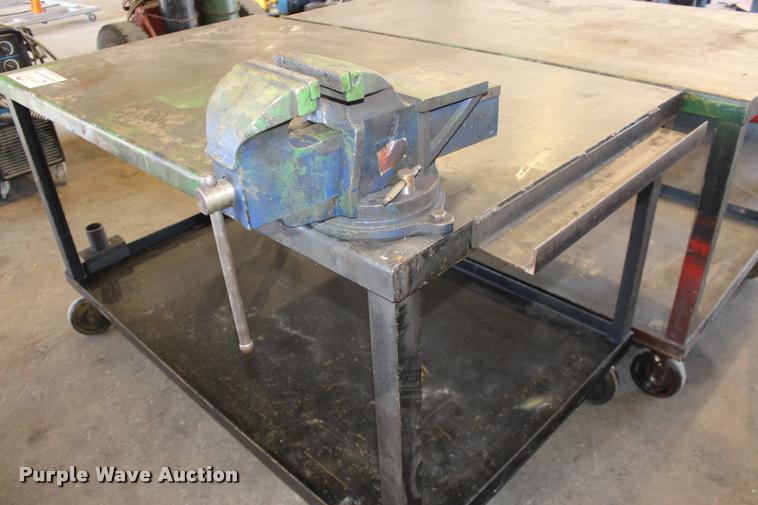 image for item DA4453 (2) steel shop tables