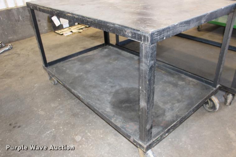 image for item DA4453 (2) steel shop tables