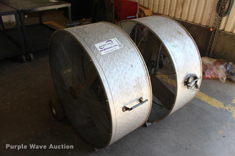 (2) Big Country Breeze shop fans in Pratt, KS Item DA4473 sold