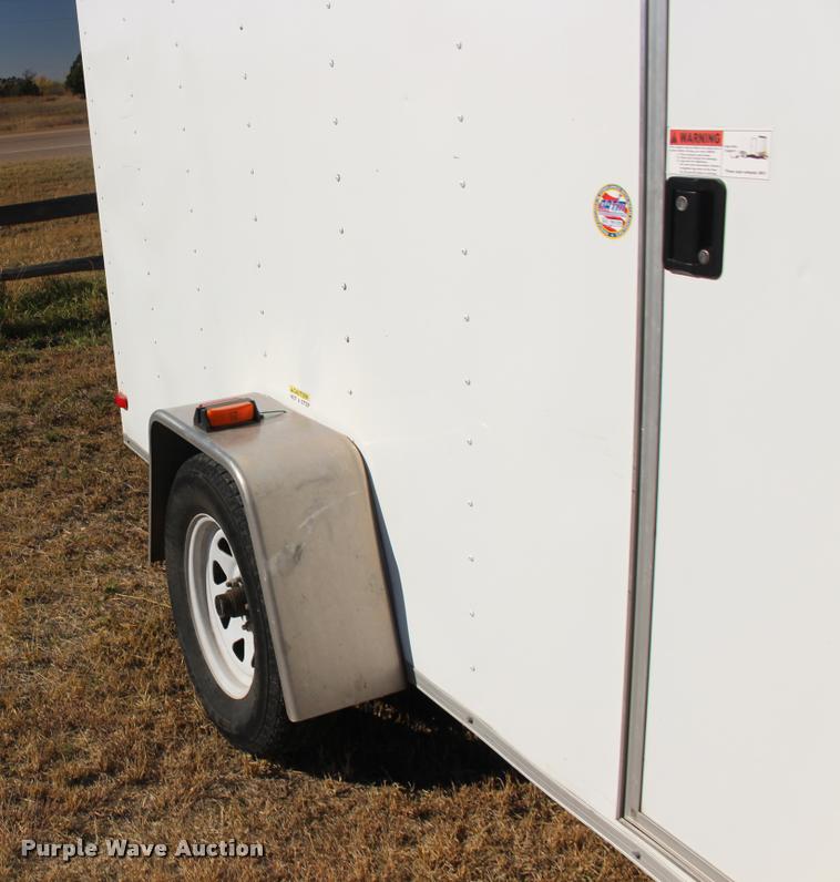 image for item DA4484 2013 Arising 712VSRW enclosed cargo trailer
